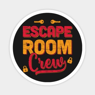 Escape Room Crew Puzzle Game Escaping Team design Magnet